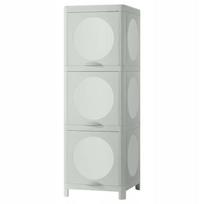 Spintelė su durelėmis IKEA IVOSJON, žalia, 33x34x99 cm