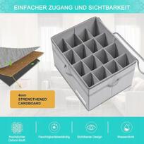 Plastikinė drabužių stalčiaus dėžė, 1,75 l, 7,08 x 34,07 x 44,01 cm