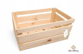 Medinė daiktadėžė 60×40×30 cm, pilnu dugnu CHEST