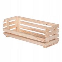Medinė daržovių ir vaisių dėžė, 77x30x26,5 cm, MANUFACTURER