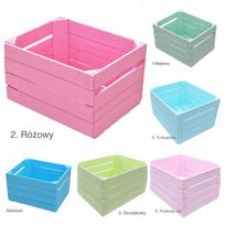 Medinė dekoratyvinė dėžutė Colors