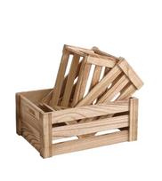 Medinės dekoratyvinės dėžutės SHEIN, 3 vnt., S07