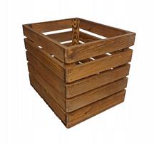 Medinė dėžė vaisiams ir daržovėms 35x32x25 TEK