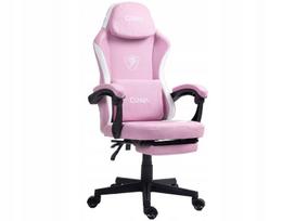 Žaidimų kėdė COBRA Player 5.0 CRF54PK, rožinė, su pakoju