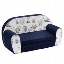 Vaikiška išskleidžiama sofa su porolonu