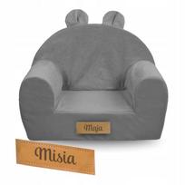 Vaikiškas minkštas pliušinis foteliukas