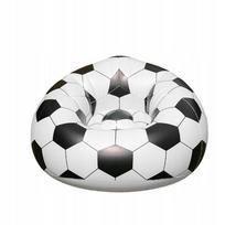 Pripučiama pufinė kėdė futbolo formos, 105 cm