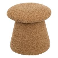 Vaikiška ruda taburetė grybuko formos, 27,5x27 cm, iki 110 kg
