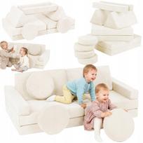 Vaikiška modulinė sofa su putų pagalvėlėmis VELINDA Poland