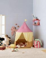 Vaikiškas pufas su šachmatų lentos saugykla, 80 cm, mėlynas, Kid's Concept