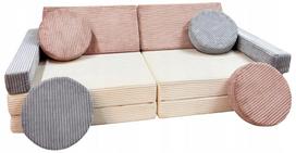 Vaikiška modulinė sofa iš putų blokelių, "Brick