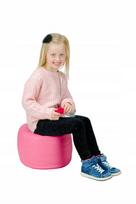 Apvalus pufas ROLLER 35x25, kojų atrama, įvairių spalvų