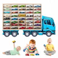Lentyna automodeliams, 40 vietų, tvirtinama prie sienos, sunkvežimio formos