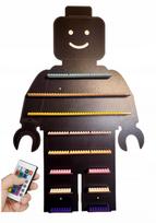 Lentyninė LED lempa „Man“, 68x43 cm, 71 figūrėlė, žmonės, pilotas