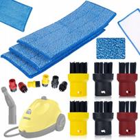 KARCHER SC mikropluošto garintuvo 3 šluostės ir 6 apvalūs šepetėliai