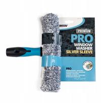 Langų plovimo šluostė MOERMAN PRO, 25 cm, sidabrinė