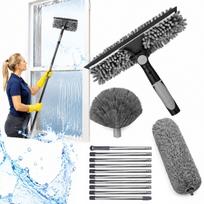 Langų valymo teleskopinis squeegee šepetys, 4,9 m