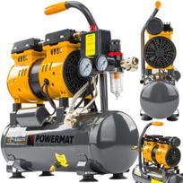 Oro kompresorius be alyvos, 6 l, 8 bar, 150 l/min, 230 V, tylus, 59 dB, su separatoriumi