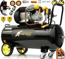 Oro kompresorius GROM 100L, 12 bar, alyvos stūmoklinis, su HEPA filtru