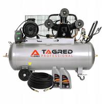 Oro kompresorius 200 l, 1500 l/min, 3V, 400V, su separatoriumi ir tepalo žarna