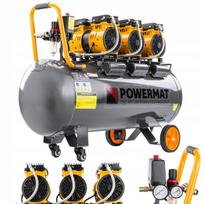 Oro kompresorius be alyvos 100 l, 8 bar, 580 l/min, 230 V, 79 dB, 4,1 AG