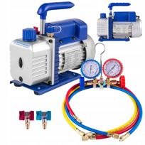 Vakuuminis siurblys 1.8CFM 1440 aps./min 5PA su manometrų rinkiniu oro kondicionavimui