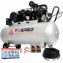 Oro kompresorius 300 l, 1500 l/min, 3 V, su pneumatiniu 18 dalių rinkiniu