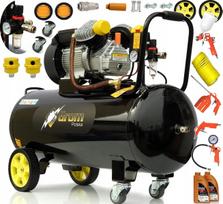 Oro kompresorius GROM+K 100L, 12 bar, stūmoklinis, alyvuotas, su HEPA filtru