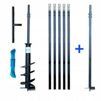 Rankinis gręžimo staklių įrenginys šuliniams, 180 mm, 6 m, DRILL MANGANESE