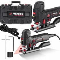 Elektrinis siaurapjūklis PARKSIDE PERFORMANCE PPSTK 550 A1 su lazeriu ir lagaminėliu