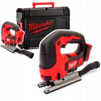 Atsarginė akumuliatorinė siaurapjūklė Milwaukee M18 BJS-0X, be akumuliatoriaus, su lagaminu