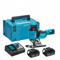 Akumuliatorinis siaurapjūklis MAKITA DJV181RTJ 18V, rinkinys su 2x5Ah baterijomis