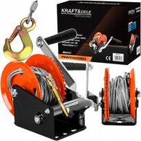 Rankinis gervė su lynu ir kabliu KRAFT&DELE KD1311 10 m, 1200 lbs