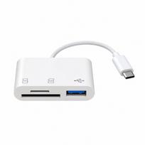 USB-C kortelių skaitytuvas OTG, SD/TF, 1 vnt.