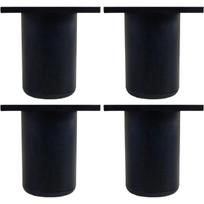 Metalinės reguliuojamos universalaus pritaikymo neslystančios baldų kojelės 4 vnt. 6 cm