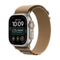 Išmanusis laikrodis Apple Watch Ultra 4 GPS + Cellular 49mm Natural Titanium Case with Desert Alpine Loop - M - MJAF4ET/A