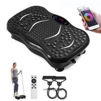 Vibracijos plokštė Vibro treniruoklis Platforma su vibro funkcija ir Bluetooth garsiakalbiu Robogift