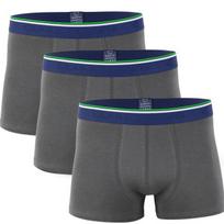 Bambukiniai apatiniai vyrams Clark Crown 1015 Bamboo Boxershort hipster, pilki