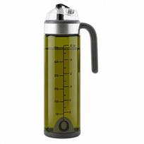 Tamsiai žalio stiklinis butelis ąsotis su dozatoriumi, 500 ml