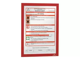 Magnetinis rėmelis A4 Durable 4872-03 Raudonas