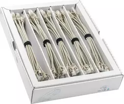 Wirewin SLIM-LS-K6A 0.25 50 Cat6A U/FTP plonas Ethernet tinklo kabelis, 0,25 m, pilkas, 50 vnt. paketas