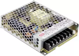 MEAN WELL LRS-100-12 102W uždaras impulsinis maitinimo šaltinis, 12V DC, 8.5A, metalinis korpusas