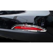 2 vnt ABS chromo galinio galinio rūko žibinto dangčio apdailos lempos gaubto rėmo išoriniai priedai, skirti KIA Forte Cerato K3 2013 - gray