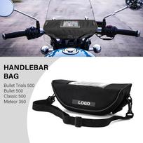 Motorcycle Waterproof Bag Storage Handlebar bag For Royal Enfield Bullet Trials 500 Classic 500 Meteor350 Bullet Travel Tool gray