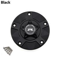 REALZION CNC motociklo kuro dujų bako dangtelis, ventiliuojamas alyvos dangtelio apdaila, skirta SUZUKI GSXR GSX-R 600 750 1000 GSXR600 GSXR750 juoda