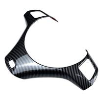 Skirta BMW 3 serijos E90 E91 E92 E93 anglies pluošto automobilio vairo dekoratyvinis rėmo lipdymas lipduko juostelės apdailos dangtelis Carbon fiber color black