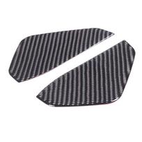 For Porsche Taycan    2022 Soft Carbon Fiber Car Dashboard Side Panel Cover trim Sticker Car Carbon Fiber black