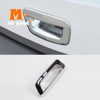 Fit For 2014 2015 2016 Chevrolet Trax Tracker Chrome Rear Trunk Boot Door Lid Cover Trim Tailgate Strip Accessories Sticker 1pcs gray