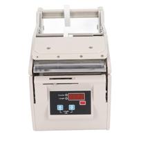 Automatic Label Dispenser Low Failure Rate Wrinkle Free Portable Label Peeling Separating Machine with Counting EU Plug gray