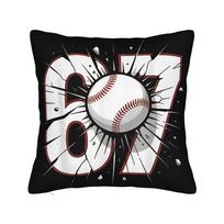 67 Six Seven 6 7 Meme Italian Brainrot Pillowcase Soft Cushion Cover Throw Pillow Cover Bed Decorations Square Multiple Sizes 20x20in 50X50cm black